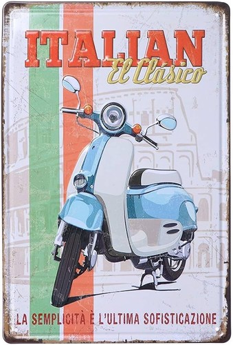 Targa moto scooter italian - targa,
