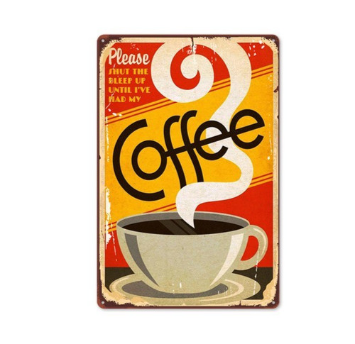 Targa coffee please stampa