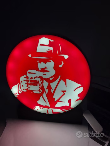 Lampada led birra moretti - birra,