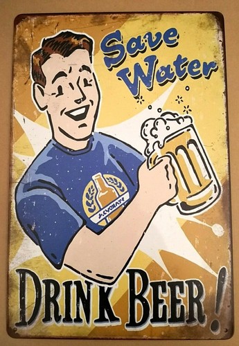Targa save water - drink, beer