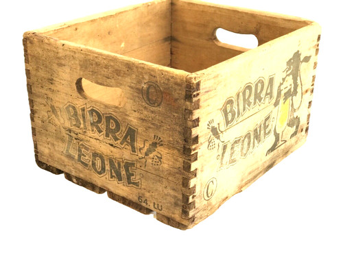 Cassa legno vintage birra - vintage,