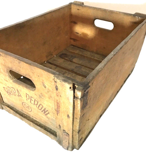 Cassa legno vintage birra - legno,