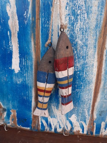Coppia pesci legno - coppia,