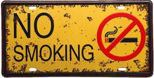 Targa smoking stampa - targa,
