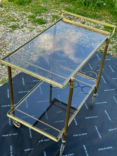 Carrello mobile bar ottone - mobile,