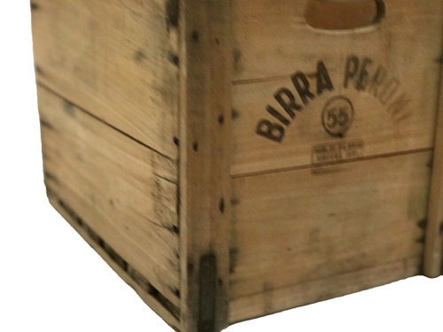 Cassa legno vintage birra - legno,